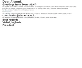 Almamater.in(Joomla) Screenshot