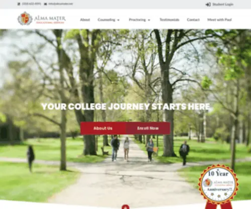 Almamater.net(Quality educational services for all students) Screenshot