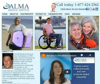 Almamedicalservices.com(Alma Medical Services) Screenshot
