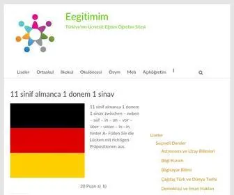 Almancayazili.com(Eegitimim) Screenshot
