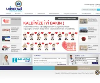 Almanhastanesi.com.tr(Universal Hastaneler Grubu) Screenshot