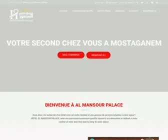 Almansourpalacehotel.com(AL MANSOUR PALACE HÔTEL) Screenshot