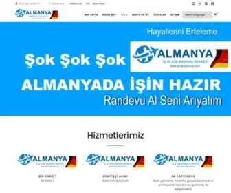 Almanyaisvize.com(Can Almeida Türkiye ALMANYA 'da işçi programını başlatan firmadır. İletişim) Screenshot