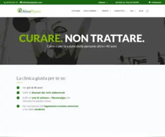 Almaphysio.com(Almaphysio fisioterapia e nutrizione Milano) Screenshot