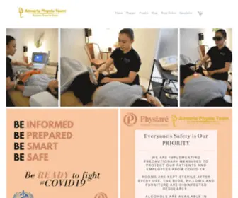 Almariophysioteam.com(PT Center Manila) Screenshot