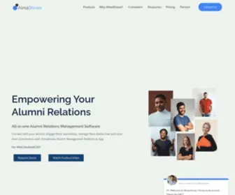 Almashines.com(Empowering Your Alumni Relations All) Screenshot