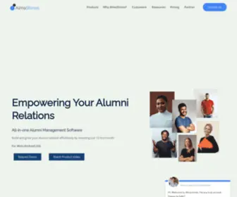 Almashines.io(End to End Alumni Relations Management Software) Screenshot