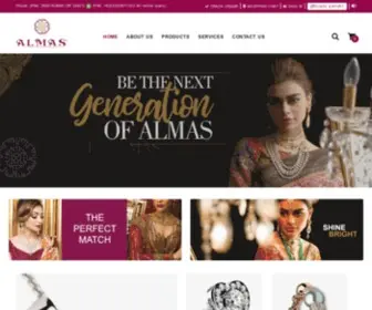 Almasjewelers.com(Almas Jewelers) Screenshot