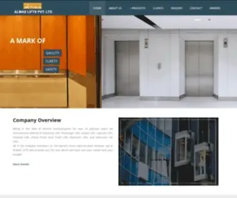 Almaslift.com(Home Lifts) Screenshot