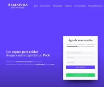 Almavida.com.br(Clínica de Psicologia) Screenshot