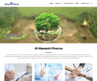 Almawaridpharma.com(Al Mawarid Pharma) Screenshot