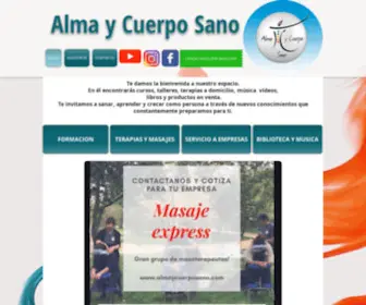 Almaycuerposano.com(Alma y cuerpo sano) Screenshot