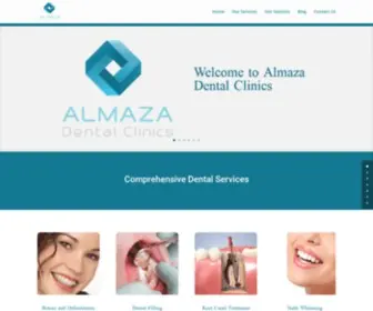 Almazadental.com(Almaza Dental Clinics) Screenshot