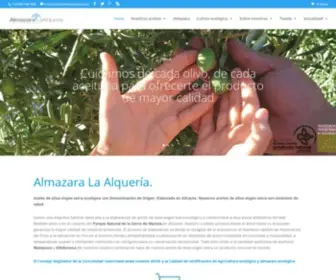 Almazaralaalqueria.com(Almazara la Alquería) Screenshot