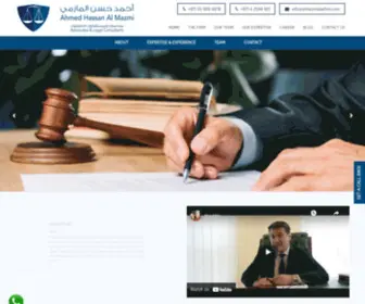 Almazmilawfirm.com(Ahmed Hassan Al Mazmi Advocates & Legal Consultants) Screenshot