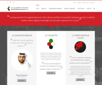 Almazroueigroup.ae(Ahmed Almazrouei Group) Screenshot