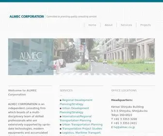 Almec.org(Urban and Transportation Consultant) Screenshot