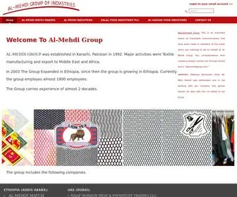 Almehdigroup.com(Al-Mehdi Group) Screenshot