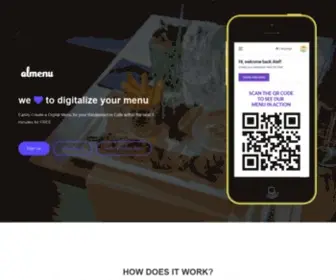 Almenu.io(Create a Digital Menu for Restaurant or Cafe For Free) Screenshot