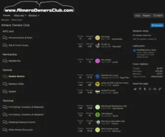 Almeraownersclub.com(Almera Owners Club) Screenshot