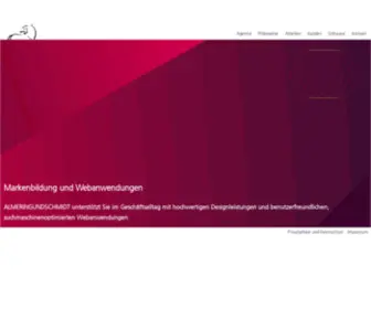 Almering-SChmidt.de(ALMERING UND SCHMIDT Kommunikationsdesign) Screenshot