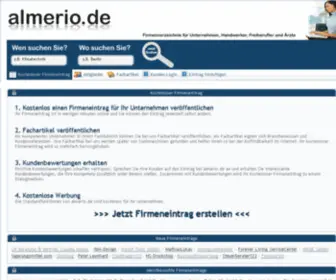 Almerio.de(Anmeldung) Screenshot