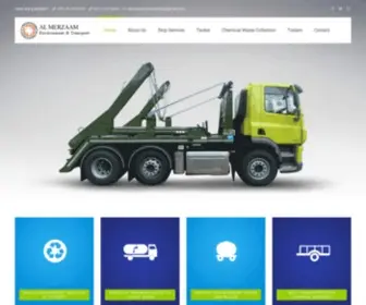 Almerzaam.com(Al Merzaam Environment and Transport Services) Screenshot
