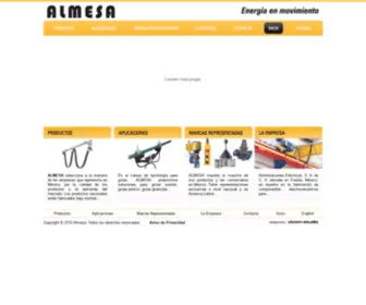 Almesa.com.mx(Fabricación) Screenshot