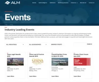 Almevents.com(ALM Events) Screenshot