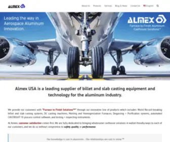 Almexusa.com(Almex USA Inc) Screenshot