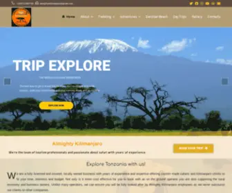 Almightykilimanjaro.co.tz(Explore Tailor) Screenshot