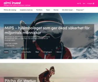 Almiinvest.se(Almi Invest) Screenshot