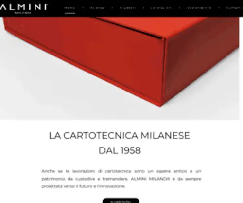 Alminimilano.com(ALMINI MILANO®) Screenshot