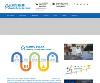 Almipl.com(Solar Energy and Green Energy Blog of India) Screenshot