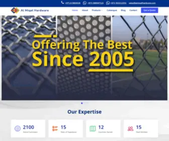 Almiqathardware.com(Al Miqat Hardware) Screenshot