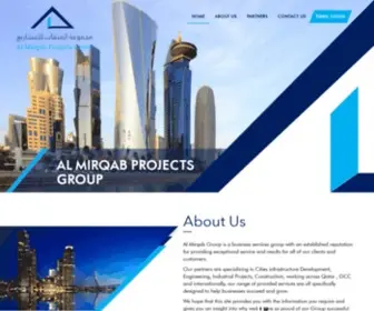 Almirqabgroup.com(Al Mirqab) Screenshot