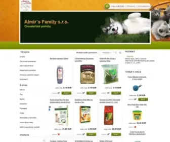 Almirsfamilyshop.sk(Sme mala rodinna firma ktora ponuka siroky sortiment krmiv a potrieb pre chovatelov. Doprava zdarma) Screenshot