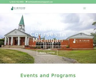Almisbaahinstitute.org(Al Misbaah Institute) Screenshot
