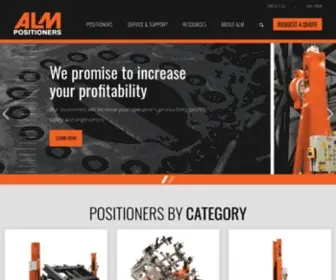 ALMMH.com(ALM Positioners) Screenshot