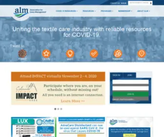 Almnet.org(Association for Linen Management) Screenshot