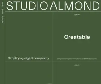 Almond.studio(Studio Almond believes in the power of three) Screenshot