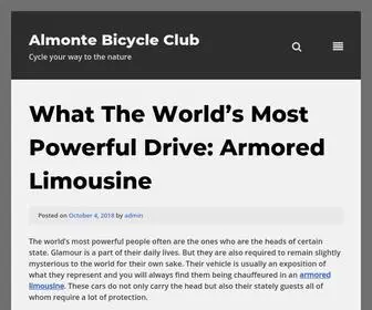 Almontebicycleclub.ca(Cycle your way to the nature) Screenshot