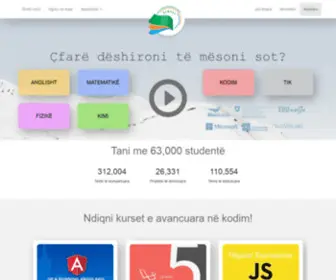 Almooc.com(Albanian MOOC) Screenshot