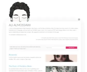 Almossawi.com(Ali Almossawi) Screenshot