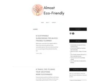 Almostecofriendly.com(Almost Eco) Screenshot