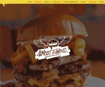 Almostfamousburgers.com(Almost Famous) Screenshot