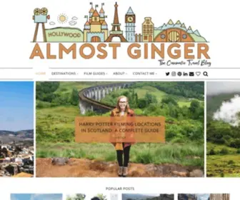 Almostginger.com(The Cinematic Travel Blog) Screenshot