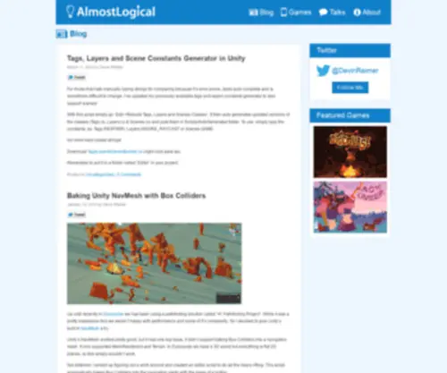 Almostlogical.com(AlmostLogical Blog) Screenshot