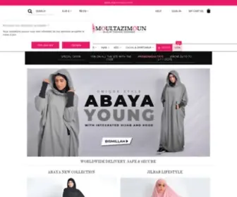 Almoultazimoun.com(Vêtement musulman & mode islamique) Screenshot