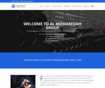 Almowaredah.com(Al Mowaredah Goup) Screenshot